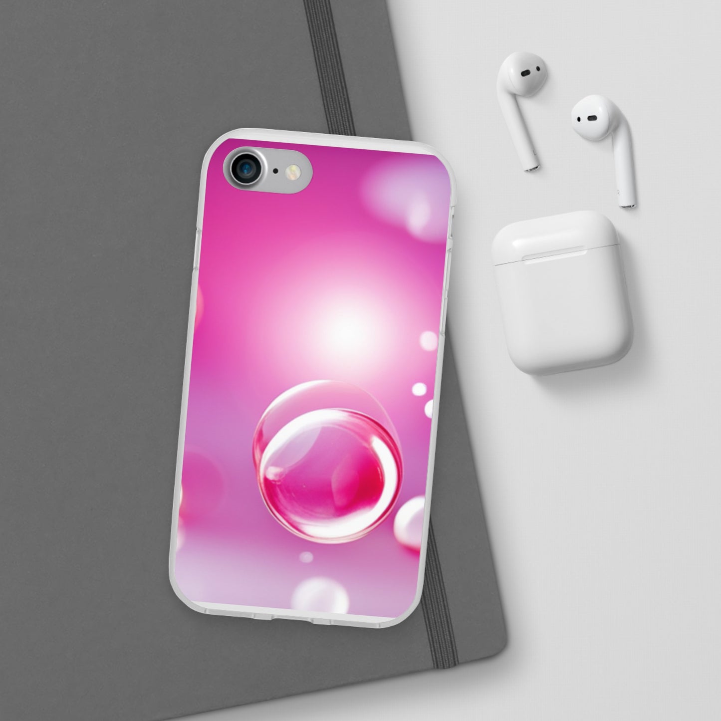 Flexi Case [Pink Bubbles]