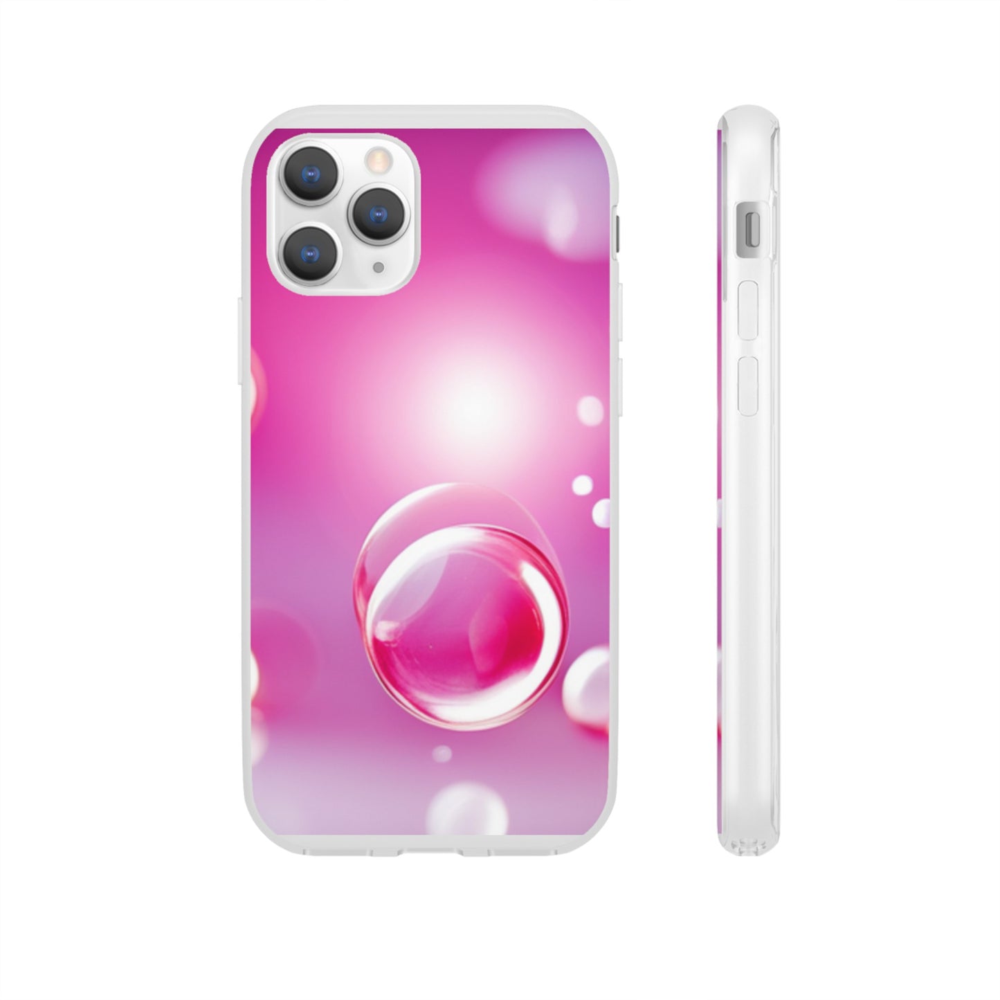 Flexi Case [Pink Bubbles]