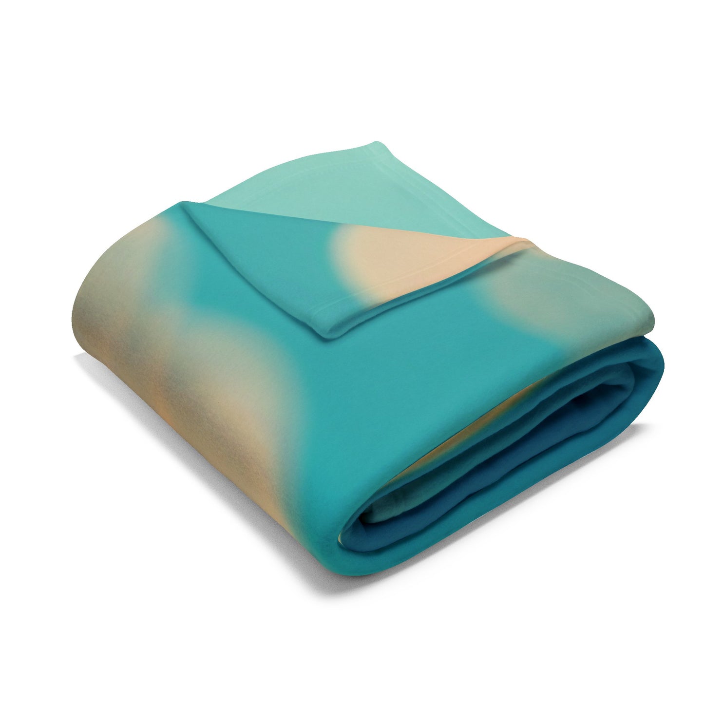 Arctic Fleece Blanket [Blue Bubbles]