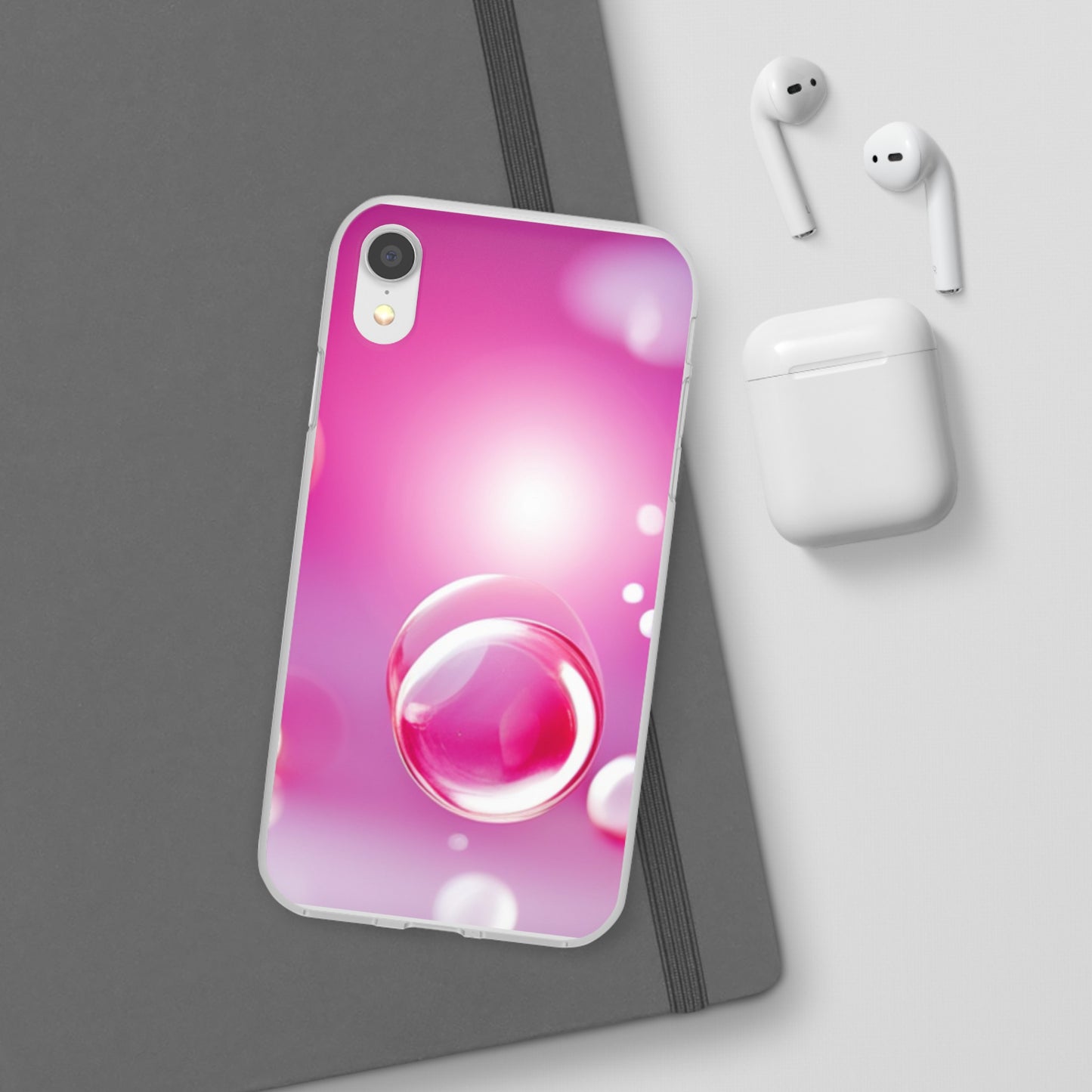 Flexi Case [Pink Bubbles]