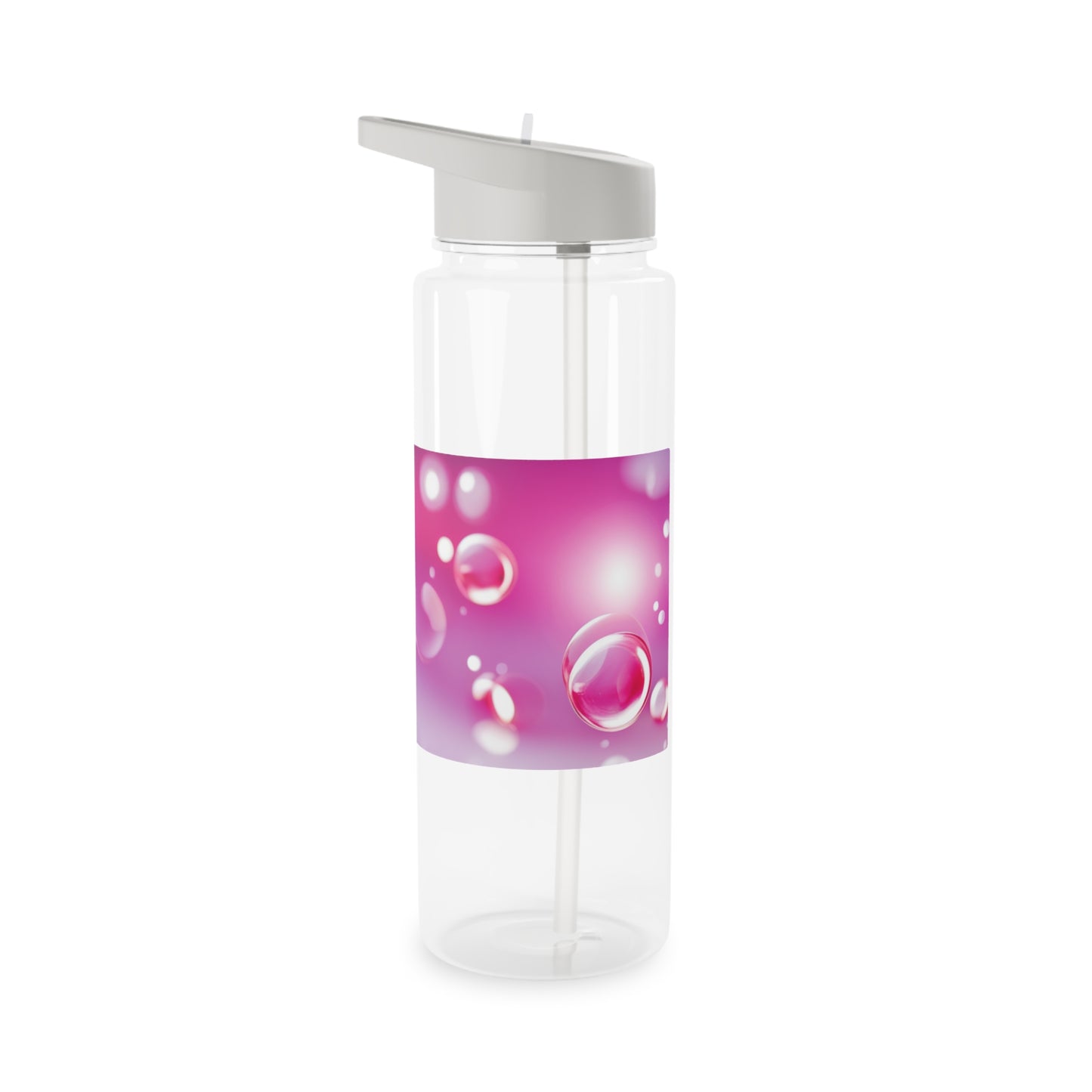 Tritan Water Bottle [Pink Bubbles]