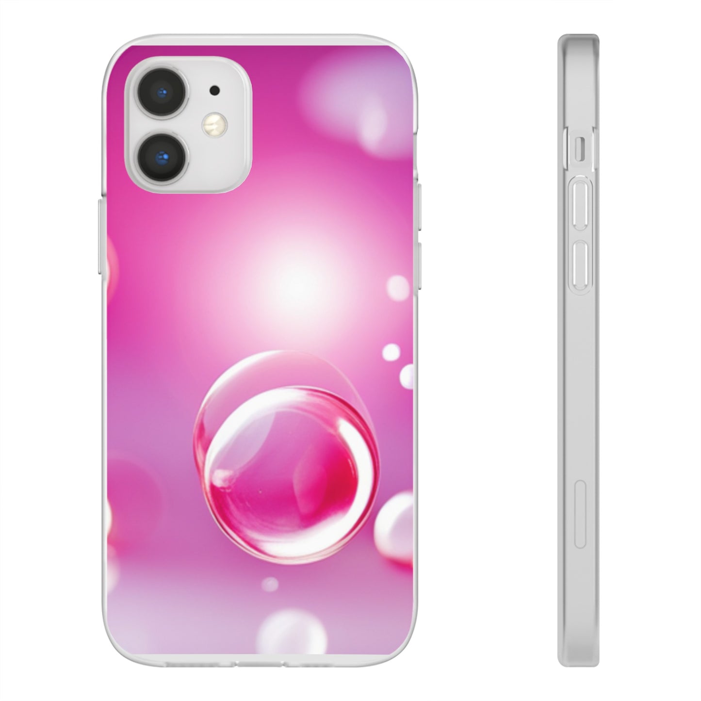 Flexi Case [Pink Bubbles]