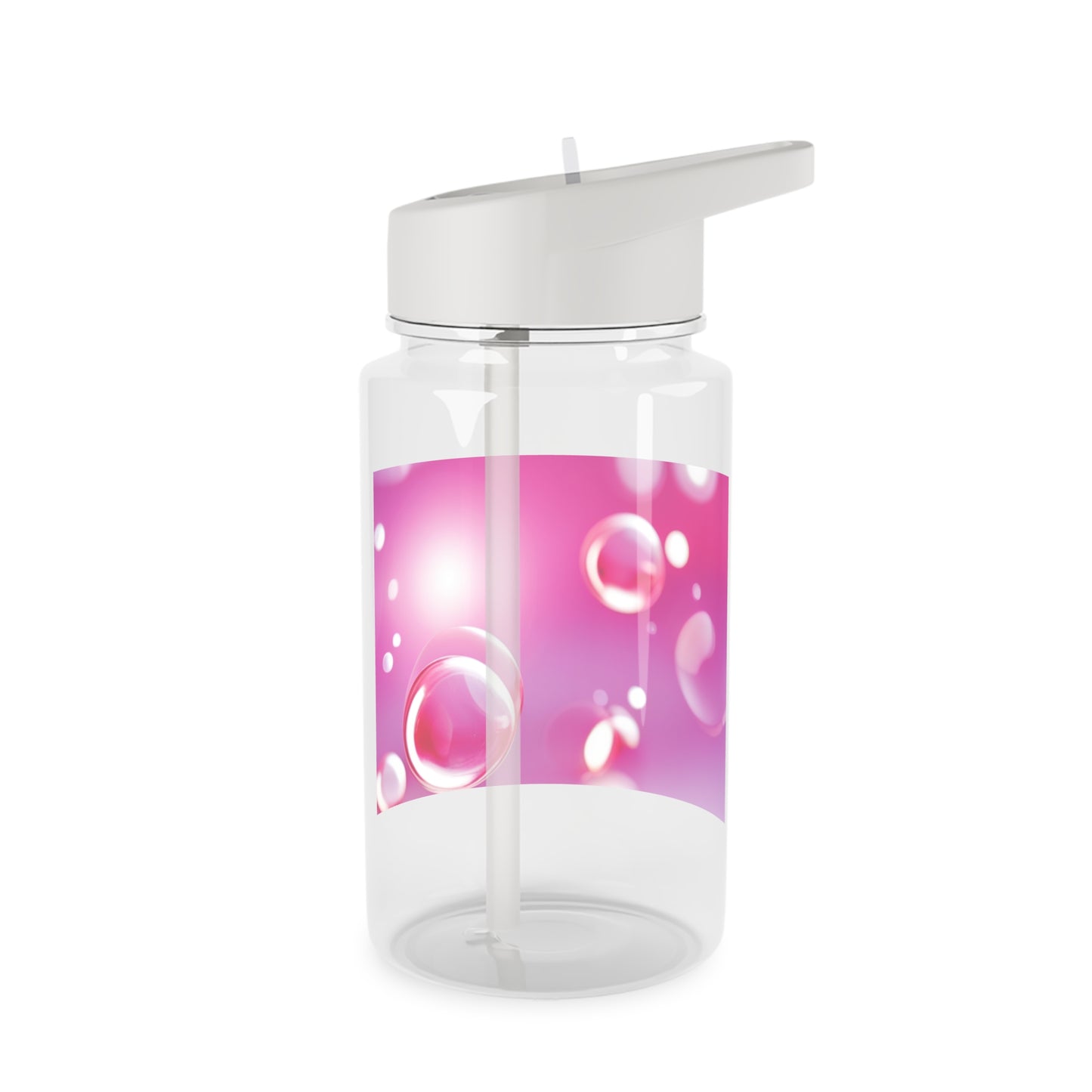 Tritan Water Bottle [Pink Bubbles]