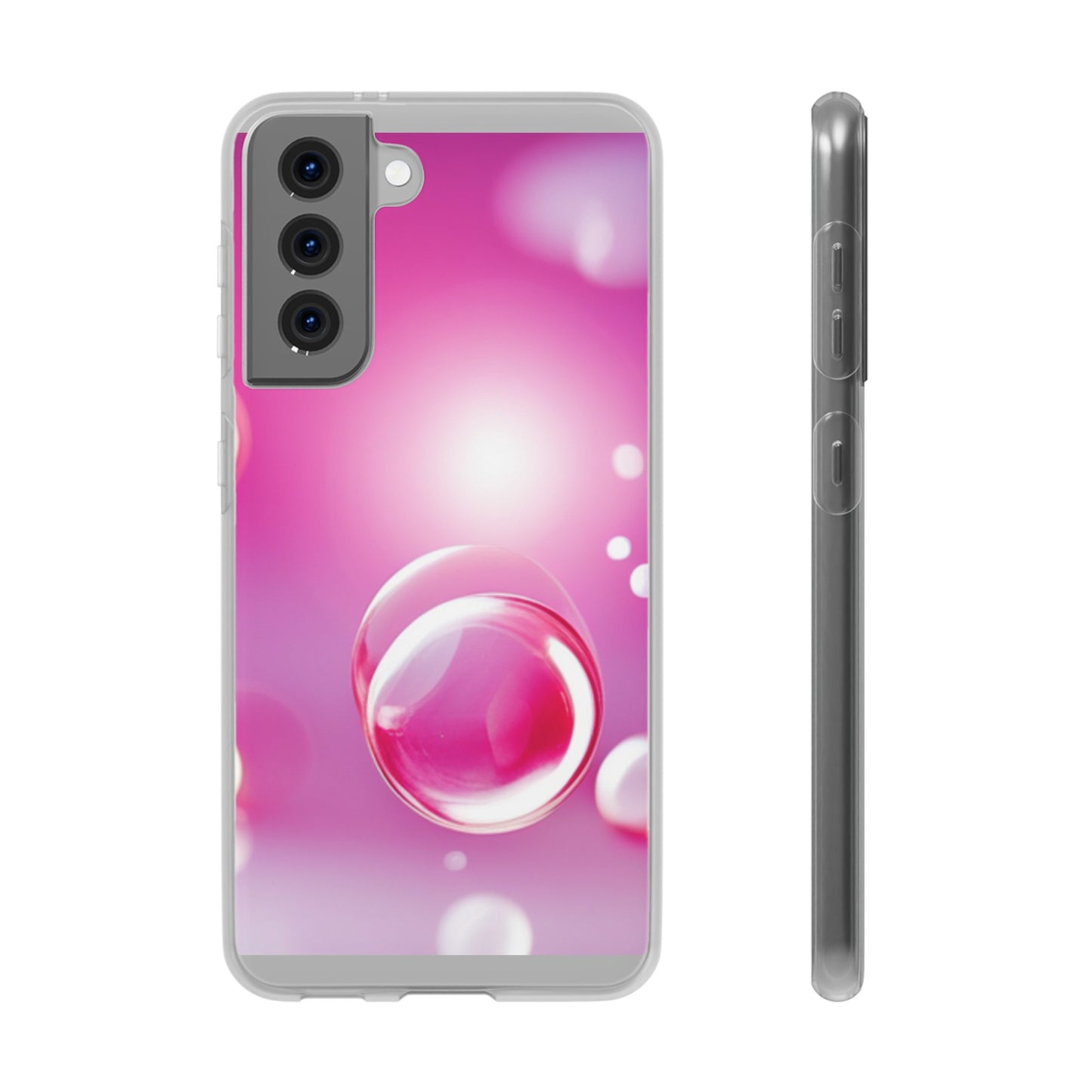 Flexi Case [Pink Bubbles]