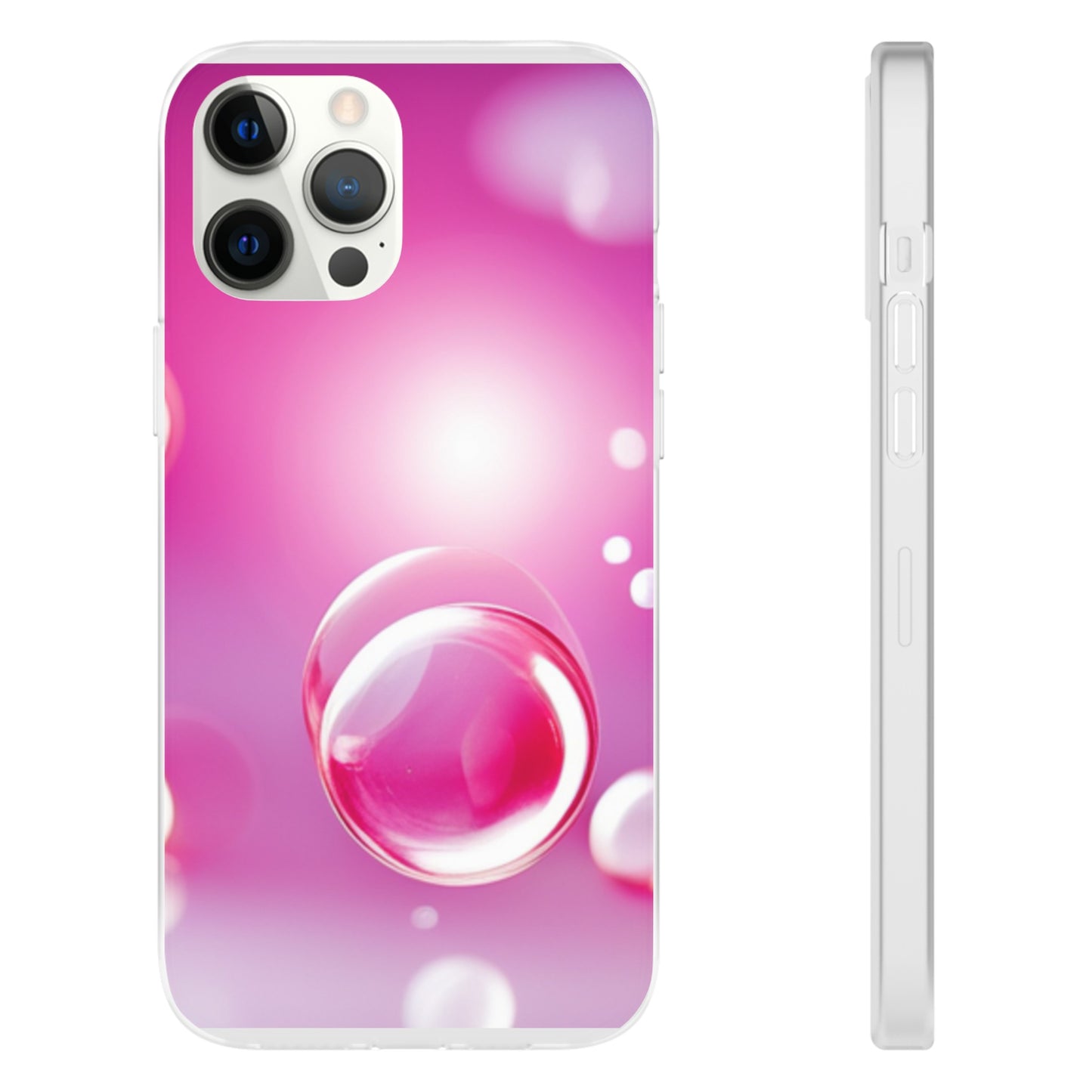 Flexi Case [Pink Bubbles]