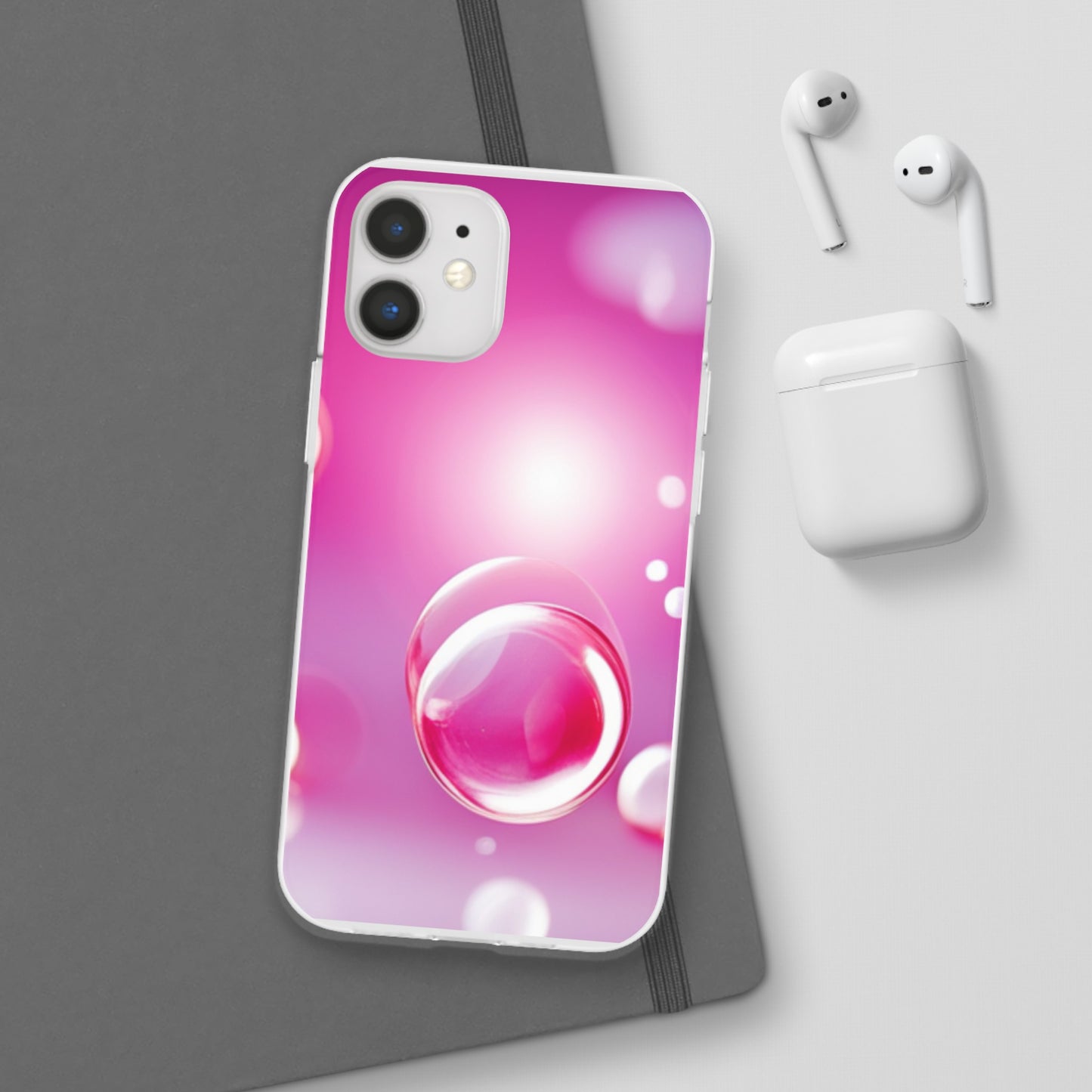 Flexi Case [Pink Bubbles]