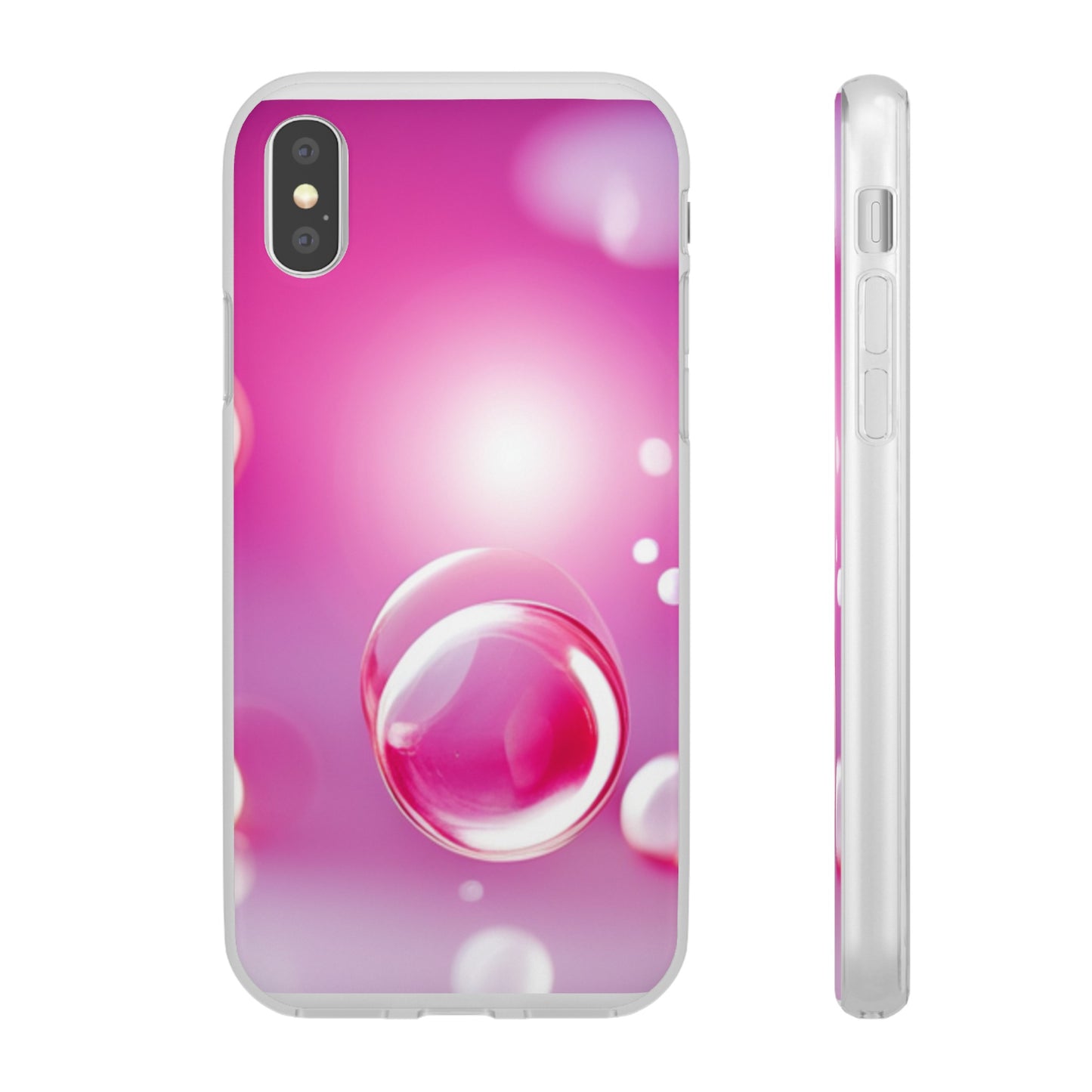 Flexi Case [Pink Bubbles]