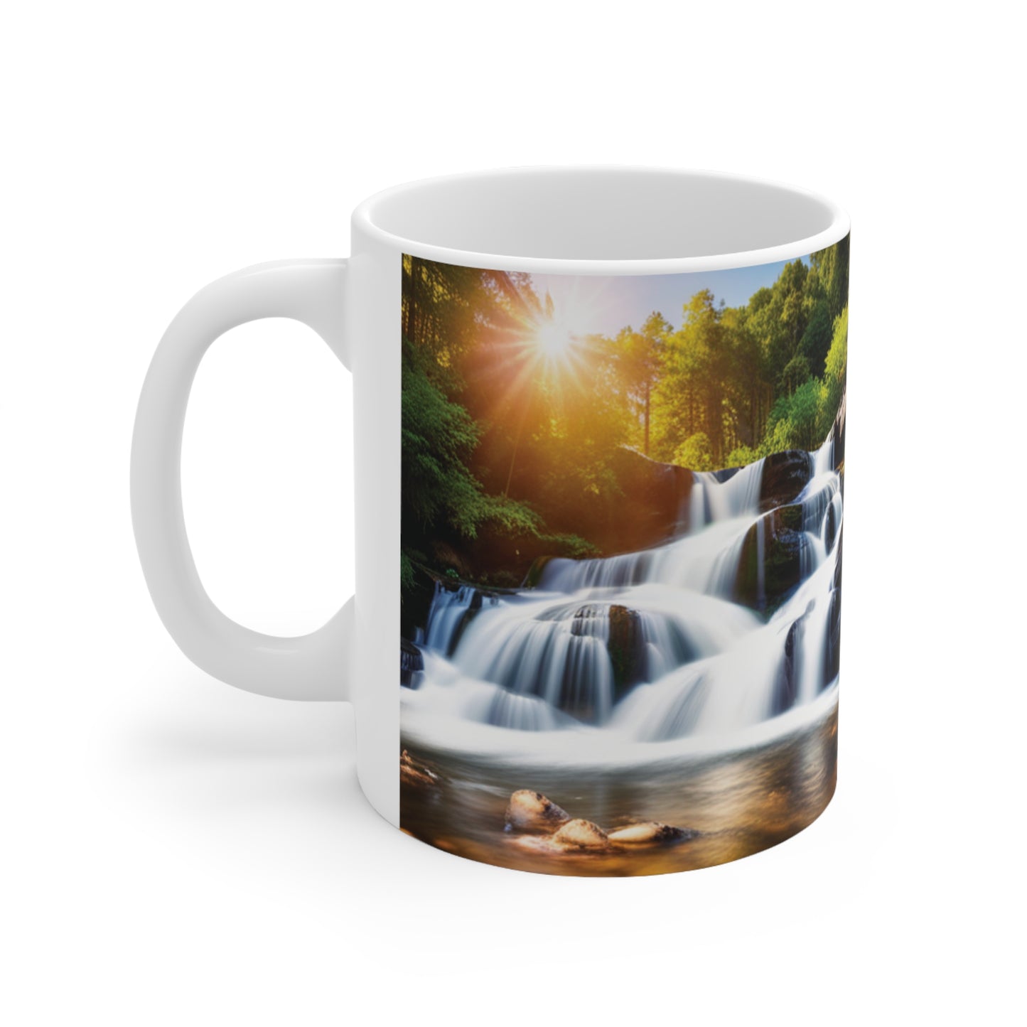 Ceramic Coffee Cup [Waterfall]