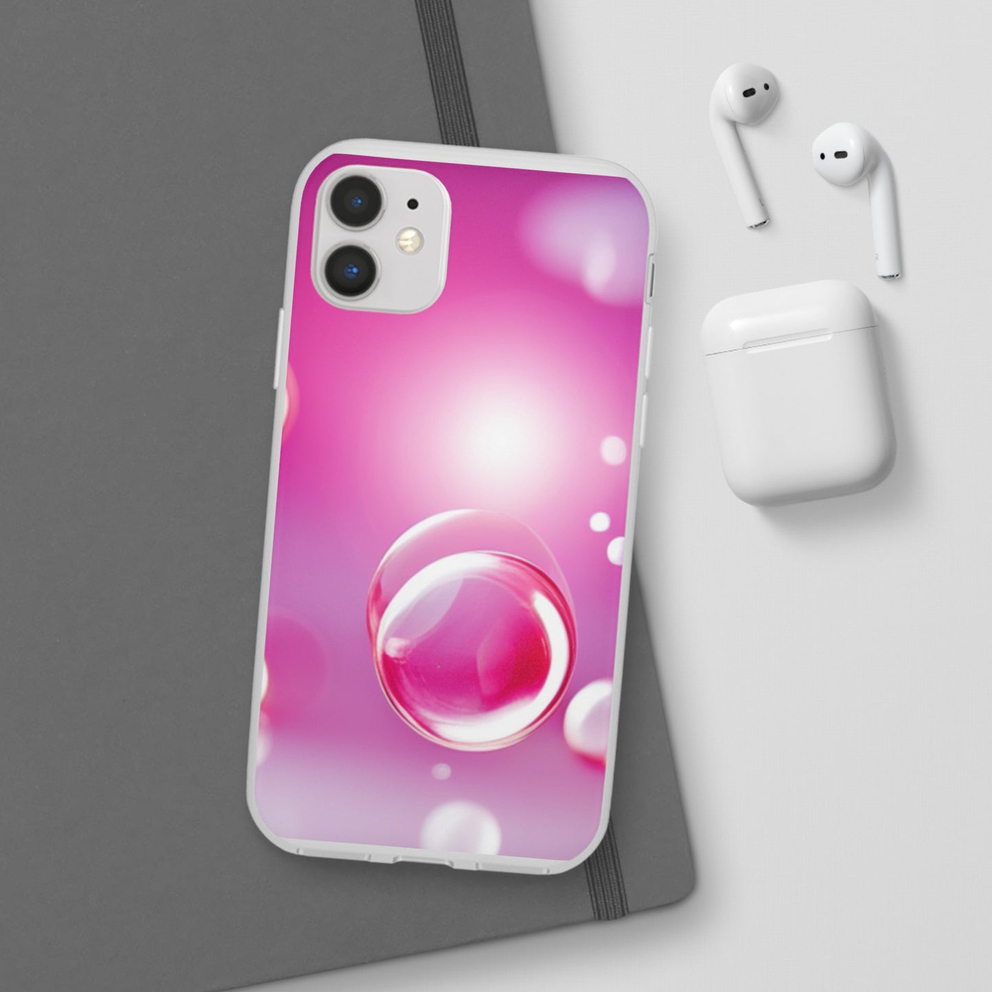 Flexi Case [Pink Bubbles]