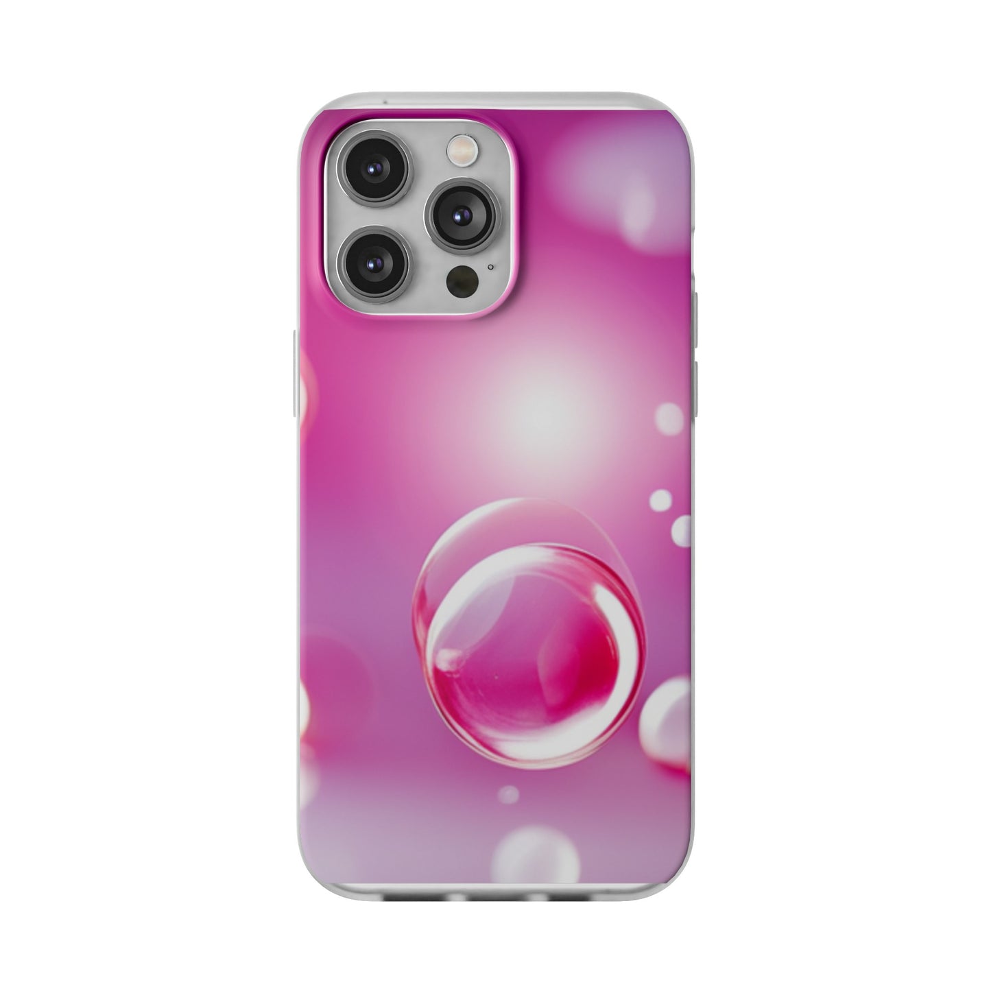 Flexi Case [Pink Bubbles]